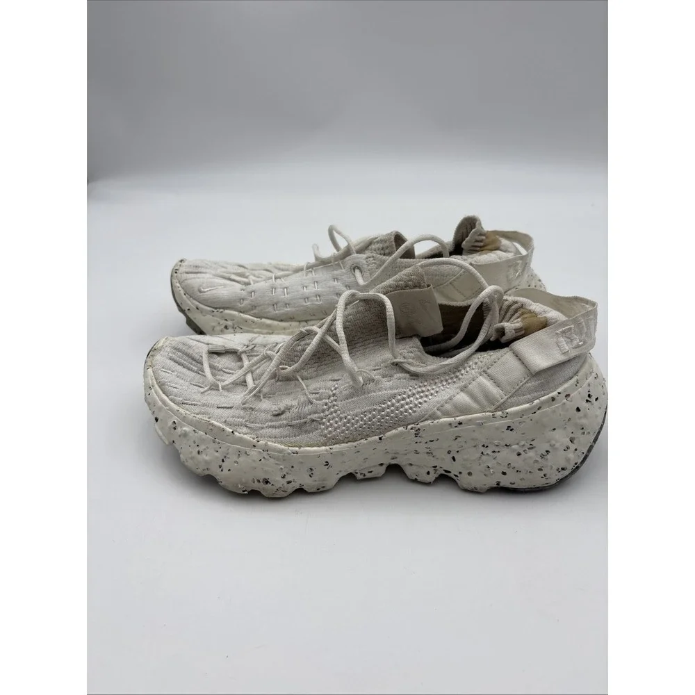 Nike Space Hippie White Women's 8 Low Top Lace Up Athletic Sneaker